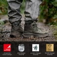 thumbnail image 2 of NORTIV 8 Men's Waterproof PRO Hiking Boots Lightweight Outdoor Trekking Camping Climbing Shoes for All Day Comfort Armadillo FieldLite, 2 of 8