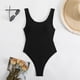 thumbnail image 5 of Trajes de baño de una pieza para mujer, conjuntos de bikini sin espalda con tirantes ajustables a la moda de color sólido para mujer, traje de baño para mujer, 5 of 6