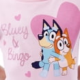 thumbnail image 3 of Vestido Bluey Bingo Glitter para niñas, algodón, color rosa veraniego 6, 3 of 9