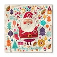 thumbnail image 1 of Christmas Bandana, Vintage Santa, Unisex Head and Neck Tie, by Ambesonne, 1 of 1