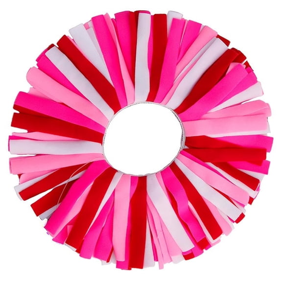 Pomchies Original Hair Tie, Brightly Colored Ponytail Holder Pom-Pom, Be Mine 237, 1 Pc