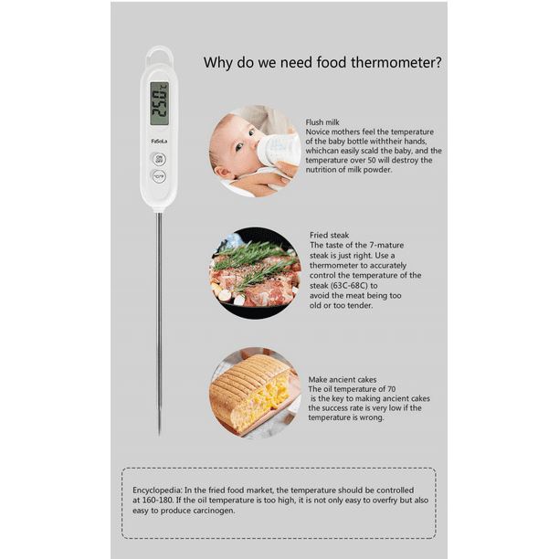 Thermomètre à eau Thermomètre alimentaire Cuisson de la