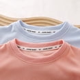thumbnail image 6 of Ruyang Kids Cotton 2 Piece Matching Set for Boys Girls Short Sleeve Top + Drawstring Shorts Athletic Outfits Loose Lounge Set, 6 of 9