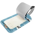 thumbnail image 2 of Square 2Pack PU Leather Seagull Cruise Luggage Tag with Privacy Cover and Name ID Tag for Travel Handbags Backpacks Luggage Tags, 2 of 6
