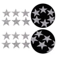 thumbnail image 1 of Paquete de 12 parches termoadhesivos de imitación de estrellas de 5 y 6 cm para suéter de bolsa de disfraz Macarena Hierro en parches de costura de estrellas, 1 of 8