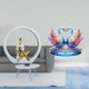 thumbnail image 2 of Estatua de niña,Estatuas de mujeres y niñas,figuritas decorativas elegantes,Estatua de escultura de cisne,Escultura de cisne para decoración del hogar Adorno de San Valentín,Estatua de, 2 of 8