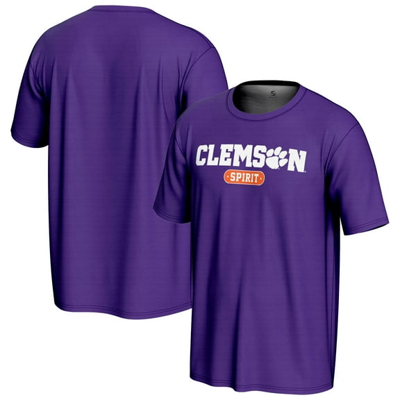 Unisex GameDay Greats Purple Clemson Tigers Spirit T-Shirt