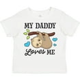 thumbnail image 3 of Inktastic My Daddy Loves Me with Sloth and Hearts Boys or Girls Toddler T-Shirt, 3 of 5