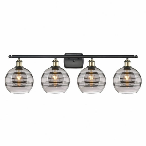 Innovations Lighting - Rochester - 4 Light Bath Vanity In Industrial Style-10.88