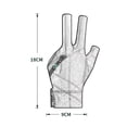 thumbnail image 4 of Guantes de billar Dedo abierto Poliéster transpirable Entrenamiento amateur (Oscuro) Púrpura FLhrweasw Nuevo, 4 of 4