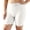 White, variant on Womens Anti Chafing Shorts Seamless Mid-Thigh Slip Shorts High Waist Tummy Control Shapewear Smoothing Underwear Black,Size L