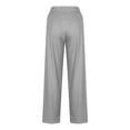 thumbnail image 5 of Lenpel Women's Yoga Pants Plus Size High Waisted Wide Leg Loose Casual Sweatpants Comfy Lounge Pants with Pockets, 5 of 6