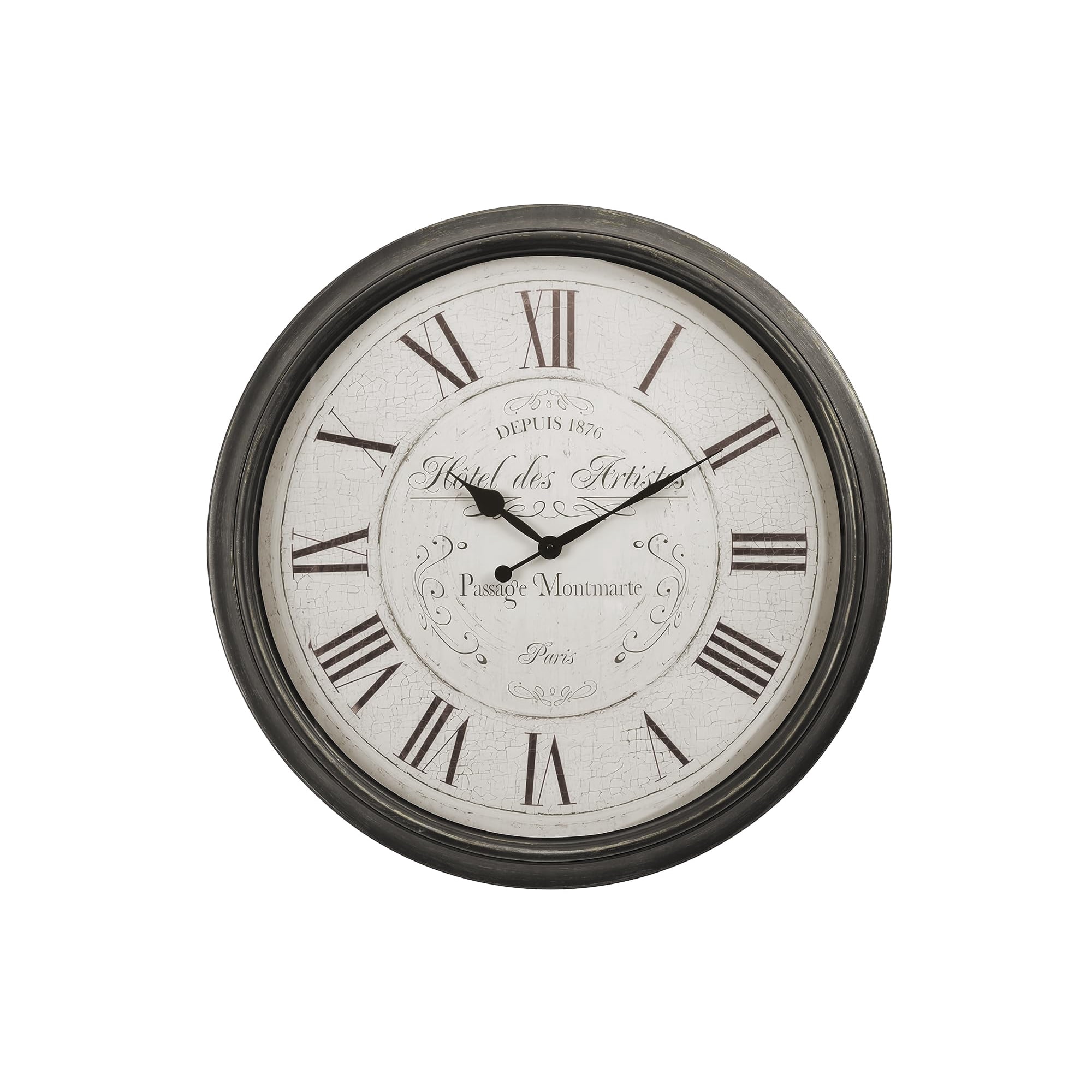 Clocks - 30 Round - Large Oversized - Wall Clock - Brown - Transitional