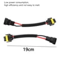 thumbnail image 4 of 2 uds H8 H9 H11 adaptador de conector de cable de enchufe de arnés de cableado para bombilla de luz antiniebla LED HID, modelo: 36, 4 of 5