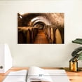 thumbnail image 3 of Elephant Stock Winery Wine Barrels Wall Art - Horizontal Canvas Wall Art - Hallway Wall Decor - Food And Drink Canvas - Brown And Orange Decor - 12" x 8", 3 of 7
