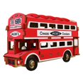thumbnail image 1 of Wooden Painted 3D Bus Ambulance Race Car Puzzles DIY Assembly Education Kids Toy, 1 of 10