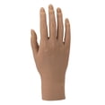 thumbnail image 1 of Mano de práctica para uñas acrílicas Maniquí femenino de silicona Mano de tamaño natural, móvil para práctica del arte de uñas, profundi Brilnte Sunnimix manos de práctica de uñas, 1 of 8