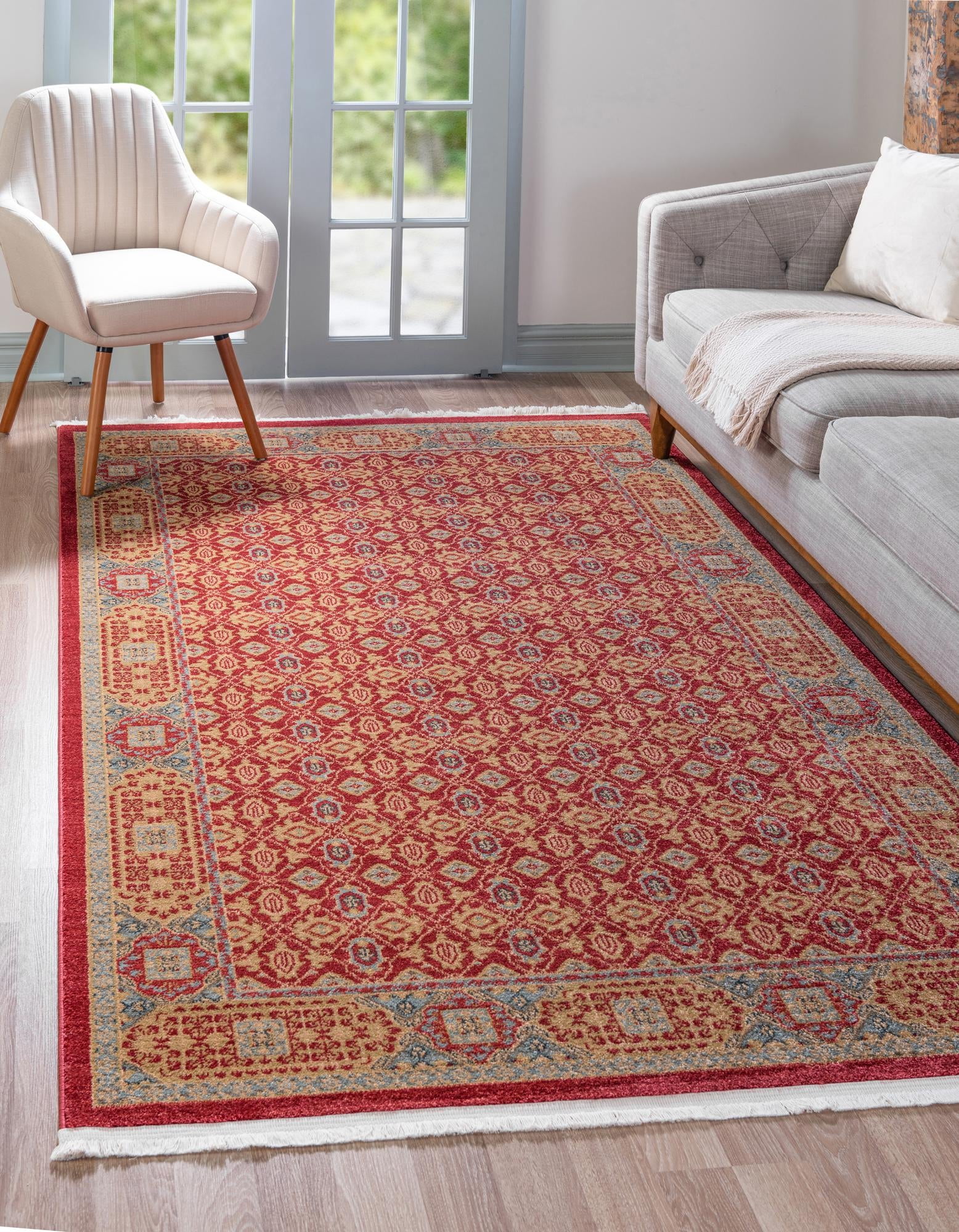 Amina Collection Rug 13' x 18' Red MediumPile Rug Perfect