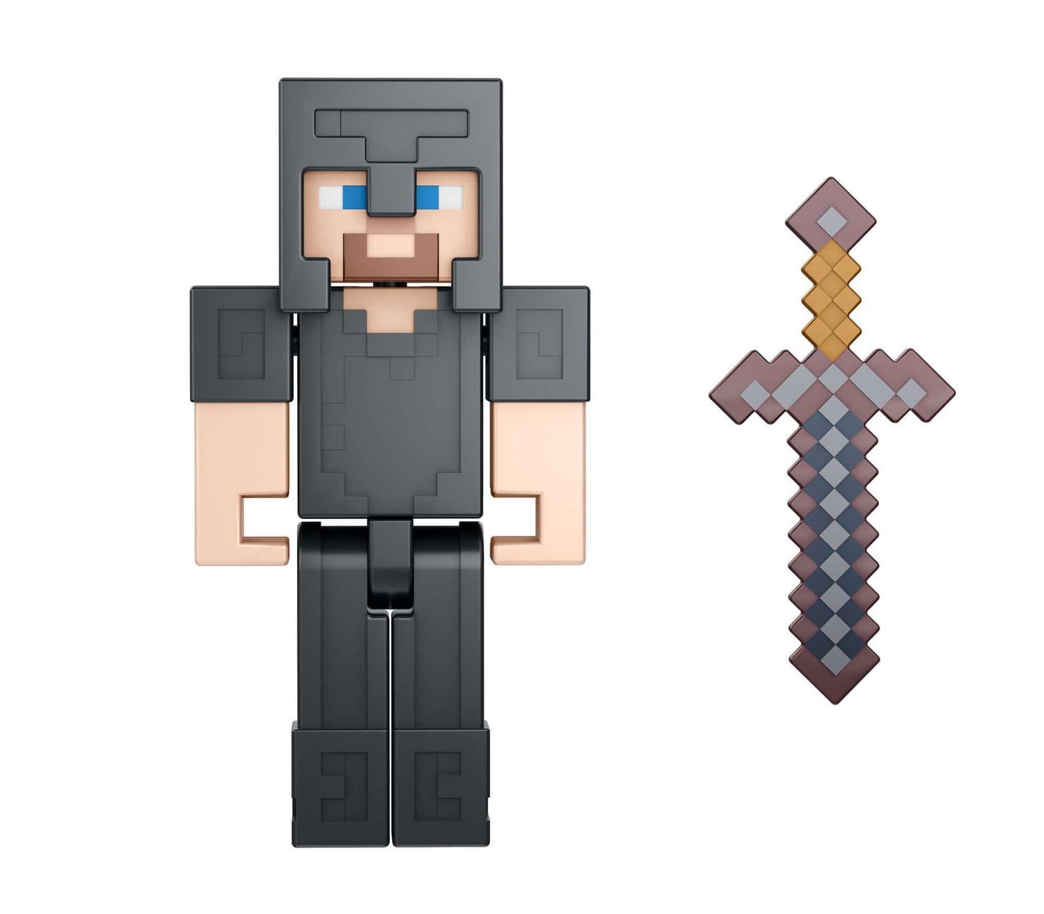 Minecraft Craft-A-Block Steve in Netherite Armor Figure - Walmart.ca