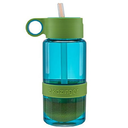 Spider Bottle Mini (Citrus Zinger™ Mini by Zing Anything, Active Infusion Water Bottle, Citrus Fruit Infusion, BPA EA free Tritan®, Reusable Water Bottle, Hydration, Infusion Technology, Flip Up Straw Cap, 16 oz.,)