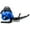 Blue, variant on Porfeet 52CC Gas Powered Backpack Leaf Blower, 550CFM 2-Stroke 1.7HP Snow Leaf Blower for Lawn Care Yard Dust Debris,Black