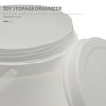 thumbnail image 5 of MRLESS White Plastic Bucket Toy Organizers 3pcs 1L 1 Gallon with Lid, 5 of 7