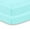 Aqua, variant on BreathableBaby All-in-One Fitted Sheet Waterproof Cover, For 38 x 24"/97 x 61 cm Mini Crib Mattress, Mint Green (2-Pack)