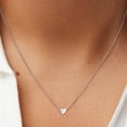 thumbnail image 3 of Collar de plata de ley 925 Silvora♥ inicial letra O, 3 of 8