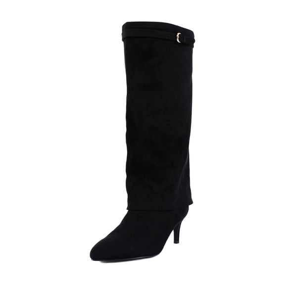Madden Girl Serenityy Women's Boots Black Fabric Size 9.5 M