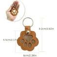 thumbnail image 7 of Dog Hair Keychain,New Cute Pet Hair Keepsake Keychain,Creative Cat and Dog Hair Collector Holder,Leather Keychains (4PC-1), 7 of 7