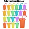 thumbnail image 5 of Portable Drink Cups, Stackable Outdoor Travel Cups, Party Drink Cups with Straw, Lid, Dishwasher Safe Water Cups for Picnic, Work, 5 of 8