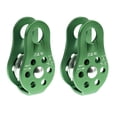 thumbnail image 1 of Polea de escalada Zulema 2 uds Durable 20KN Rappelling Arborist equipo de seguridad Azul, 1 of 7