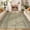 Green, variant on GlowSol 2x6 Washable Border Runner Rug, Soft Low Pile Non-Slip Area Rug for Hallway Entryway Kitchen Bedroom Living Room, Brown