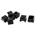 thumbnail image 1 of Home DIY Craft RJ45 8P8C Female PCB Mounting Modular Jack Ethernet Network Connector 7pcs, 1 of 2