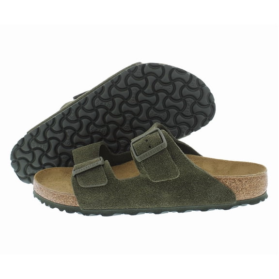 BIRKENSTOCK ARIZONA SUEDE LEATHER MEN SANDALS - Thyme