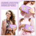 thumbnail image 7 of TOPEAST Makeup Bag for Women Teen Girls - Birthday Gifts for 7 8 9 10 11 12 Year Old Girls, Cosmetic Bag Initial Toiletry Pouch (White A), 7 of 7