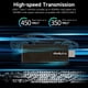 thumbnail image 4 of thinkplus TU202 256GB USB3.0/Type-C Dual-port Portable Solid Sate U Disk Unidad flash USB de alta ve Carevas 256GB/Negro, 4 of 7