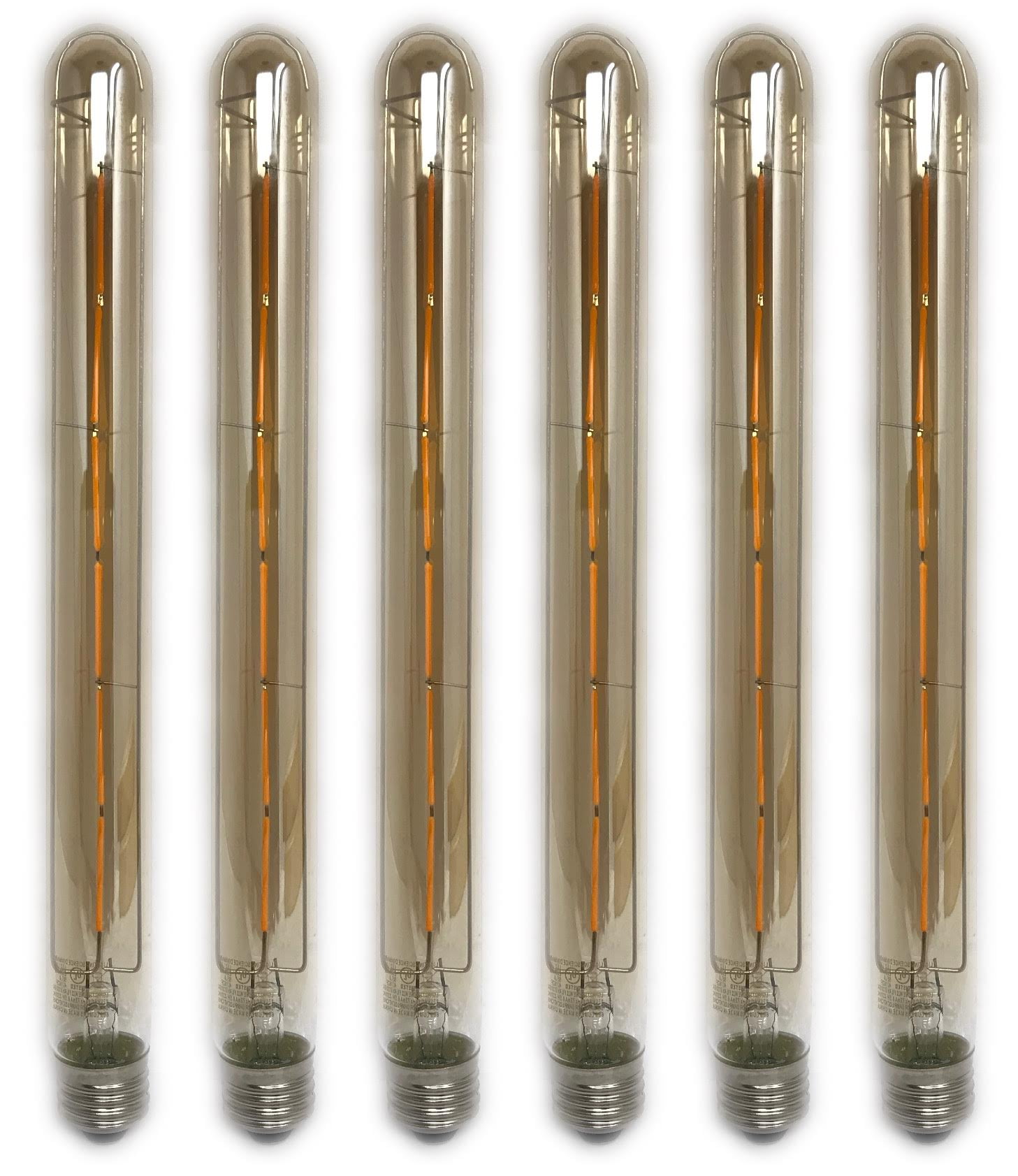 Lighting Science Tubular T10 Filament Bulb Vintage Style Edison Led