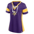 thumbnail image 2 of Women's-Fanatics  Purple Minnesota Vikings Athena Lace-Up Top, 2 of 3