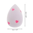 thumbnail image 2 of Unique Bargains 1 Pc Heart Face Makeup Sponge for Bedrooms Purple Hydrophilic Polyurethane, 2 of 5