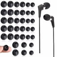 thumbnail image 2 of ZLight Embout d'Écouteur Réduction de Bruit Remplacement Écouteurs Bouchon d'Oreille en Silicone Pièces de Rechange Noir 36 Pcs 1Ensemble, 2 of 6