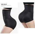 thumbnail image 4 of Jiyugala Shapewear for Women Tummy Control Plus Size Underwear High Waisted Panties Cross Compression Lifter Body Shaper Shorts, 4 of 6