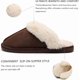 thumbnail image 3 of Pantuflas de mujer con espuma viscoelástica, suaves y sin cordones, forradas de gamuza y suela antideslizante, para interior y exterior., 3 of 5