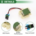 thumbnail image 3 of Resistor del motor del soplador HVAC Unique Bargains No.7701057684 para RENAULT CLIO II 2000-2009, 3 of 6