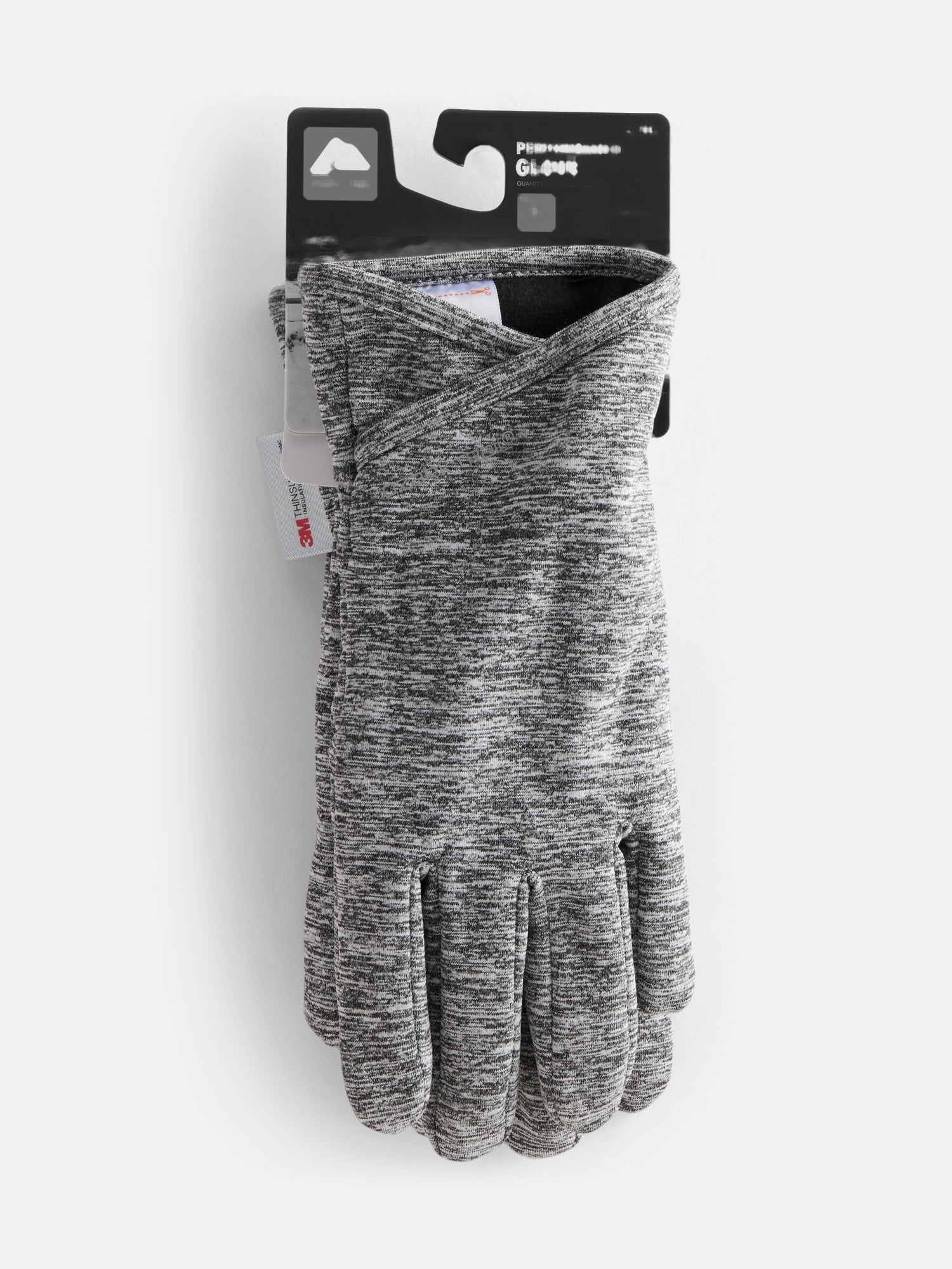 Ozark Trail Women's Ski Performance Gloves, Heather Gray, S/M