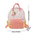 thumbnail image 2 of Backpack Strawberry Print Backpack Schoolbag, 2 of 6