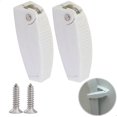 thumbnail image 1 of KAIYANG Puerta de almacenamiento para caravana de 2 piezas, puertas para equipaje, accesorios para caravana, cerradura de puerta, clip de puerta, blanco, 1 of 5