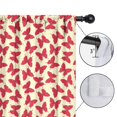 thumbnail image 4 of Blackout Kids Curtains,Red Butterfly Red Silhouette Pattern Childrens Insulated Curtains Set Of 2,Bedroom Essentials,Toddler Room Decor 42"x54", 4 of 5