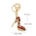thumbnail image 2 of Keychains Rhinestone Handbag Accessory Purse Charms Car Charm Wallet Women Lanyard, 2 of 2