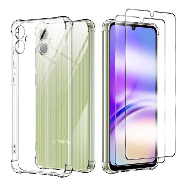 Funda Para Samsung Galaxy A05 Transparente Carcasa + 2 Mica